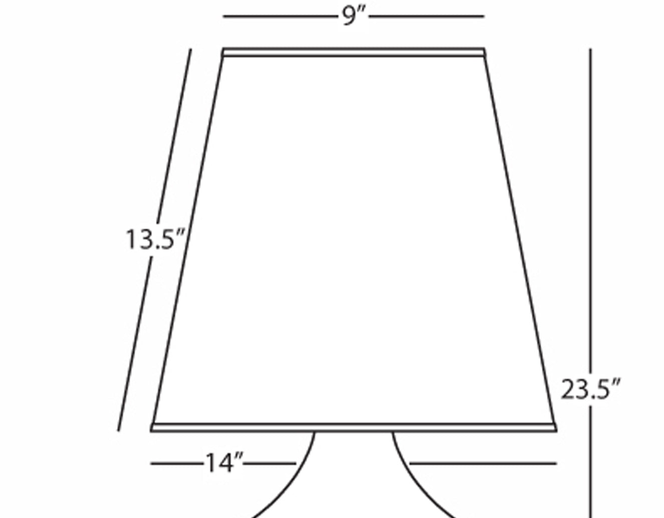 Robert Abbey  Replacement Shade for June Lamps in Oyster Linen Shade