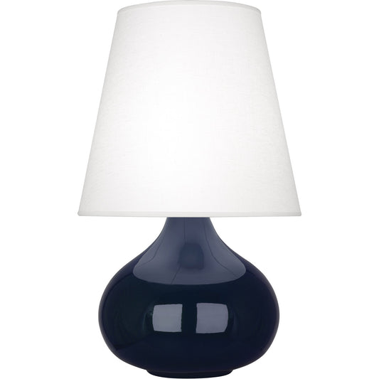 Robert Abbey  Midnight June Accent Lamp in Midnight Blue Glazed Ceramic MB93