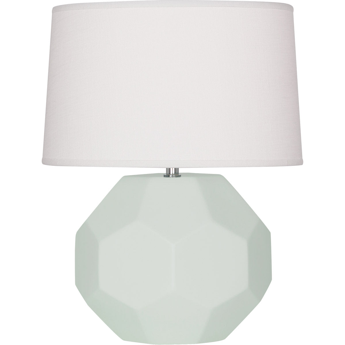 Robert Abbey  Matte Celadon Franklin Table Lamp in Matte Celadon Glazed Ceramic MCL01