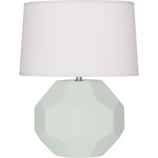 Robert Abbey  Matte Celadon Franklin Table Lamp in Matte Celadon Glazed Ceramic MCL01