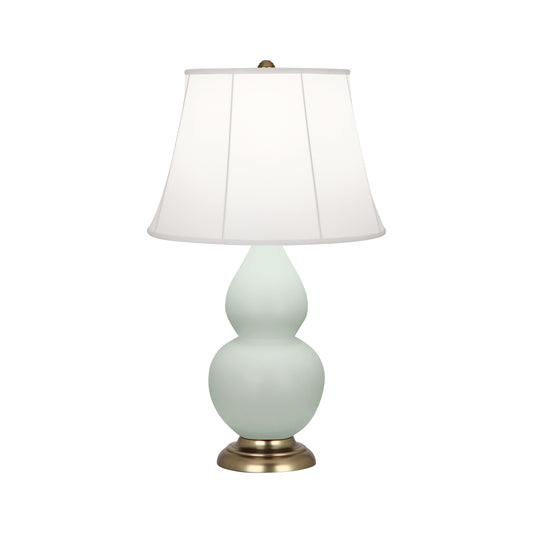 Robert Abbey  Matte Celadon Small Double Gourd Accent Lamp in Matte Celadon Glazed Ceramic MCL14