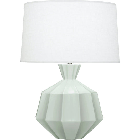 Robert Abbey Matte Celadon Orion Table Lamp in Matte Celadon Glazed Ceramic MCL17