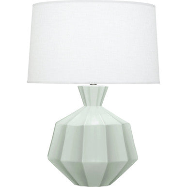 OPEN BOX NEW: Robert Abbey Matte Celadon Orion Table Lamp in Matte Celadon Glazed Ceramic MCL17