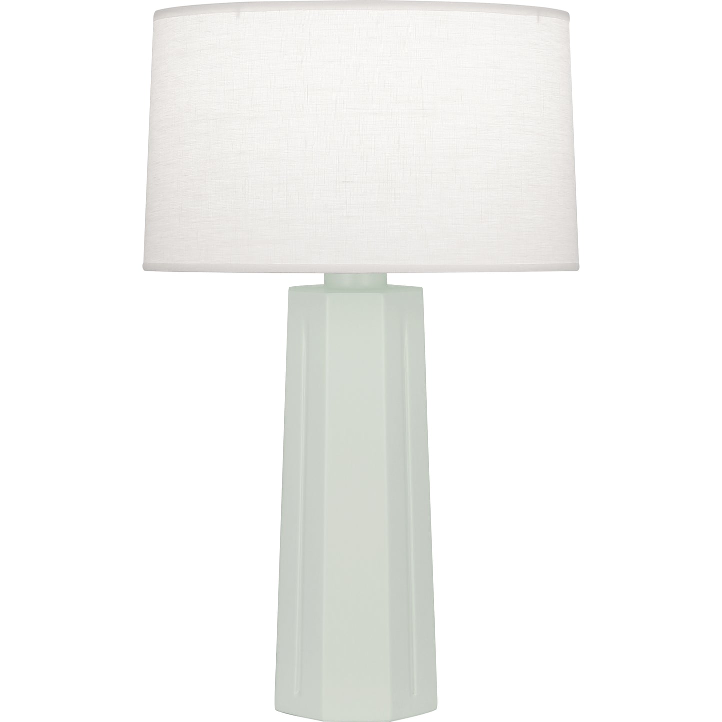 Robert Abbey  Matte Celadon Mason Table Lamp in Matte Celadon Glazed Ceramic MCL60