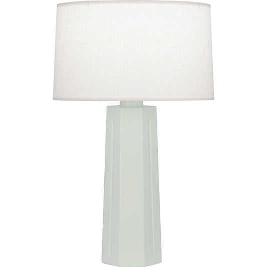 Robert Abbey  Matte Celadon Mason Table Lamp in Matte Celadon Glazed Ceramic MCL60