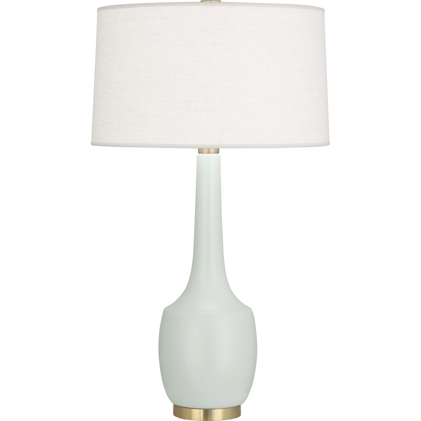 Robert Abbey  Celadon Delilah Table Lamp in Celadon Glazed Ceramic MCL70