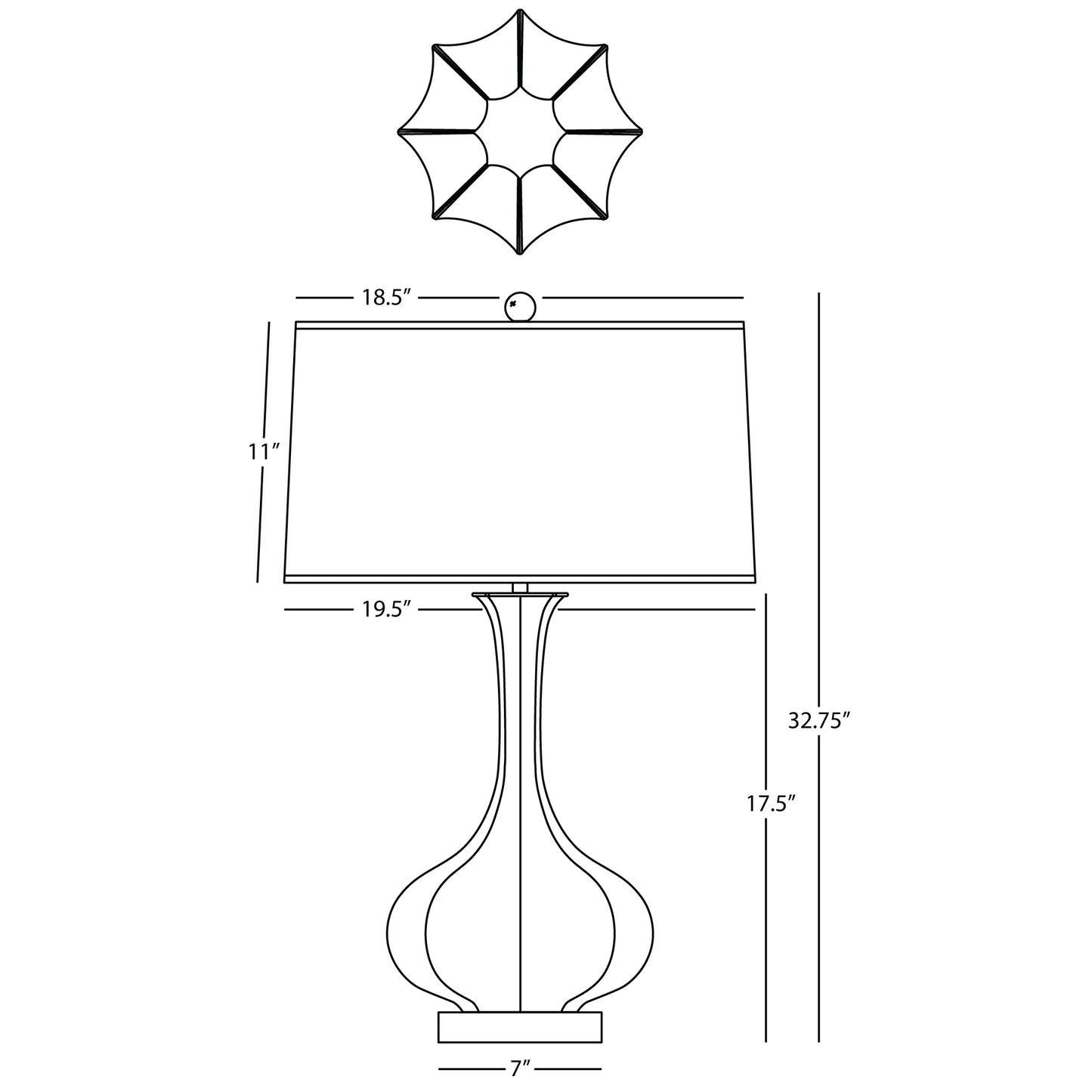 Robert Abbey  Matte Celadon Pike Table Lamp in Matte Celadon Glazed Ceramic with Lucite Base MCL96