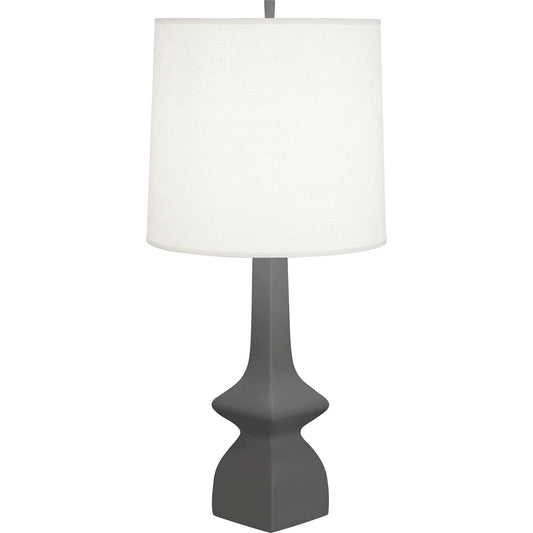 Robert Abbey  Matte Ash Jasmine Table Lamp in MATTE ASH GLAZED CERAMIC MCR10