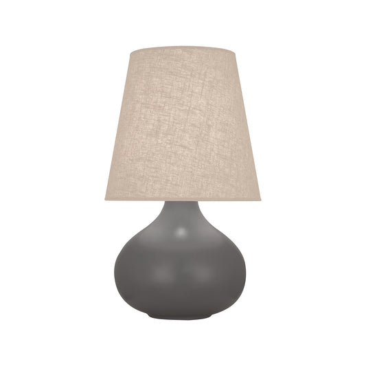 Robert Abbey  Matte Ash June Accent Lamp in Matte Ash Glazed Ceramic MCR91