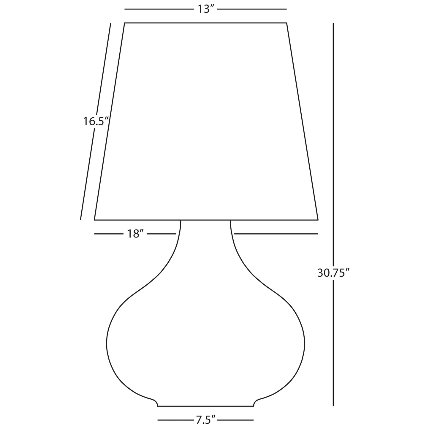 Robert Abbey  Matte Ash June Table Lamp in Matte Ash Glazed Ceramic MCR98