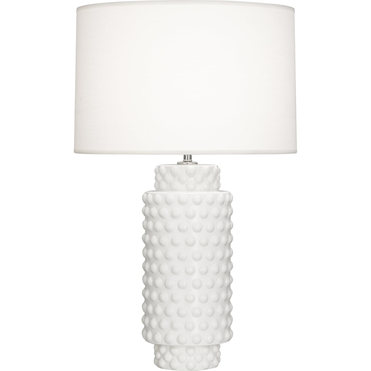 Robert Abbey  Matte Lily Dolly Table Lamp in Matte Lily Glazed Textured Ceramic MLY08