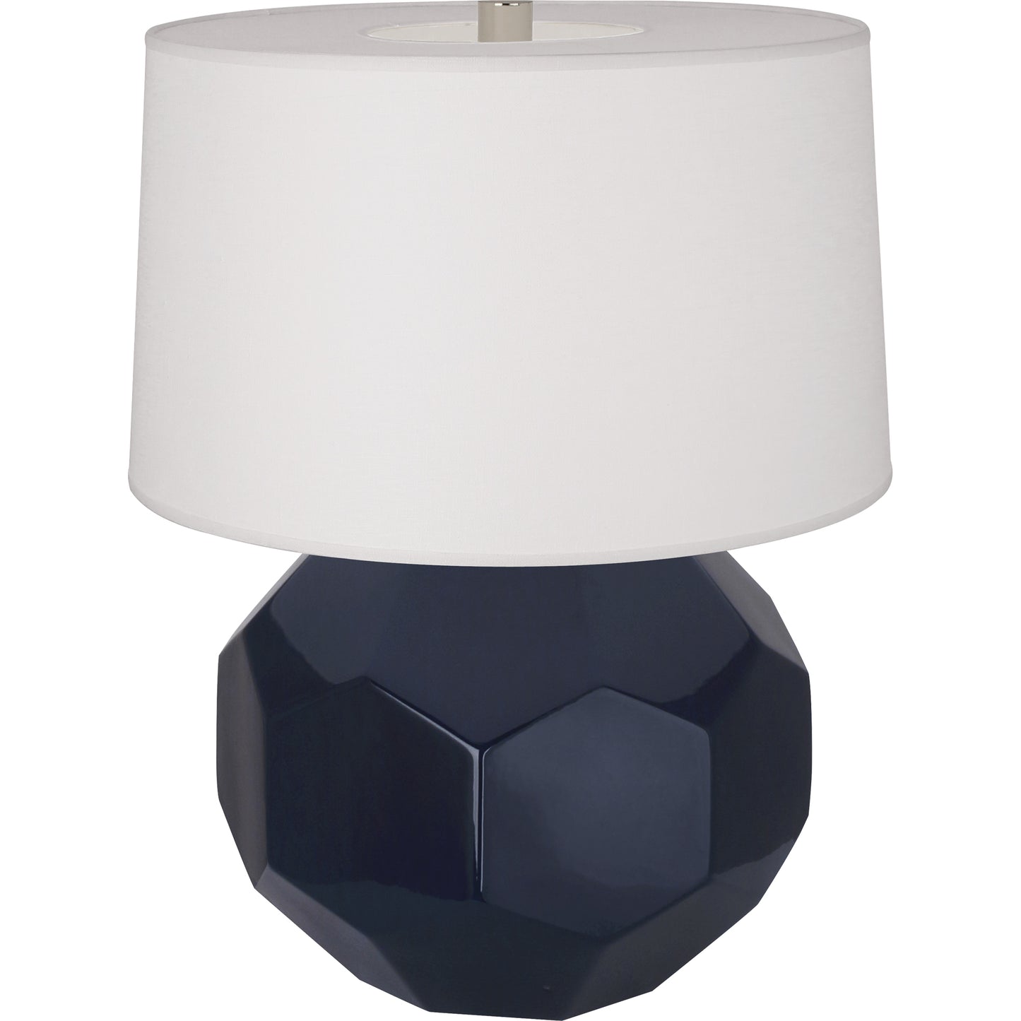 Robert Abbey  Matte Midnight Blue Franklin Table Lamp in Matte Midnight Blue Glazed Ceramic MMB01