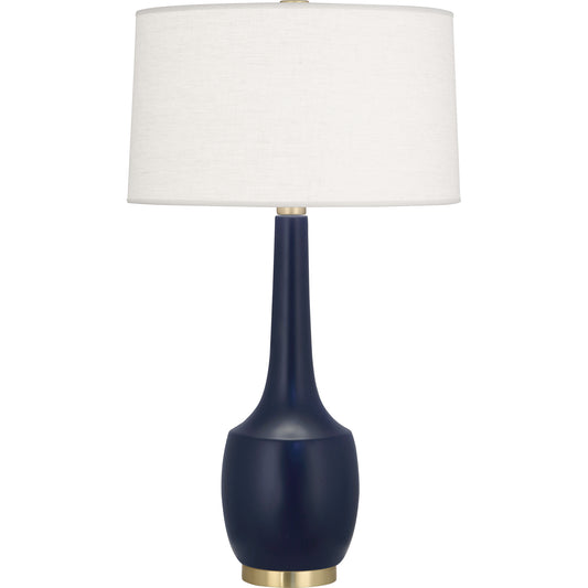 Robert Abbey  Matte Midnight Blue Delilah Table Lamp in Matte Midnight Blue Glazed Ceramic MMB70