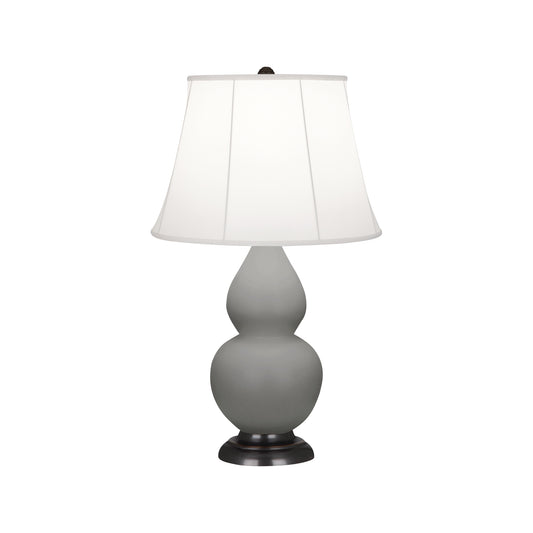 Robert Abbey  Matte Smoky Taupe Small Double Gourd Accent Lamp in Matte Smoky Taupe Glazed Ceramic MST11