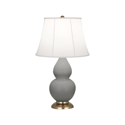 Robert Abbey  Matte Smoky Taupe Small Double Gourd Accent Lamp in Matte Smoky Taupe Glazed Ceramic MST14