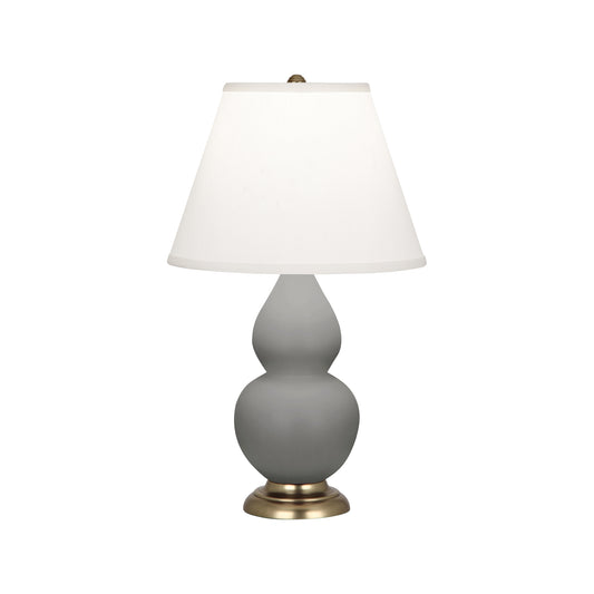 Robert Abbey  Matte Smoky Taupe Small Double Gourd Accent Lamp in Matte Smoky Taupe Glazed Ceramic MST50