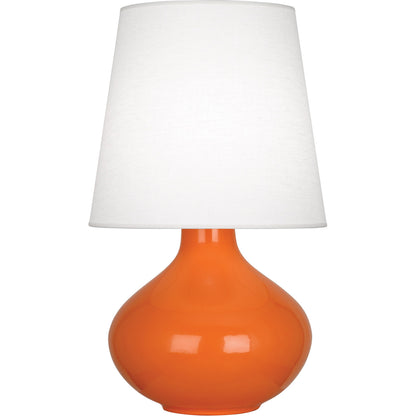 Robert Abbey  Pumpkin June Table Lamp in Pumkin Glazed Ceramic PM993