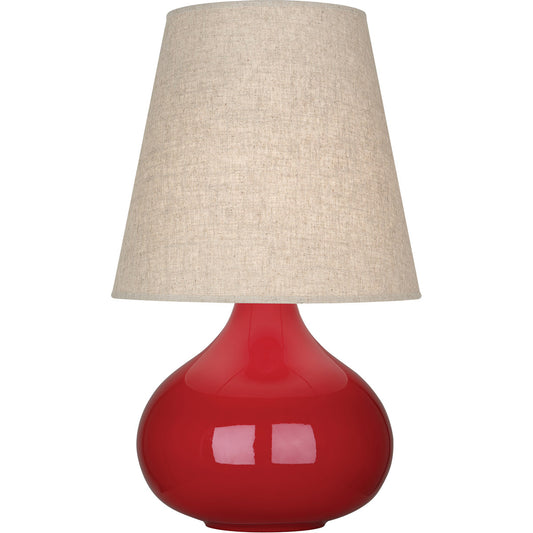 Robert Abbey  Ruby Red June Accent Lamp in Ruby Red Glazed Ceramic RR91