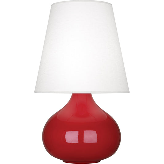 Robert Abbey  Ruby Red June Accent Lamp in Ruby Red Glazed Ceramic RR93