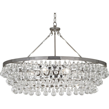 Robert Abbey  Bling Chandelier in Polished Nickel Finish S1004