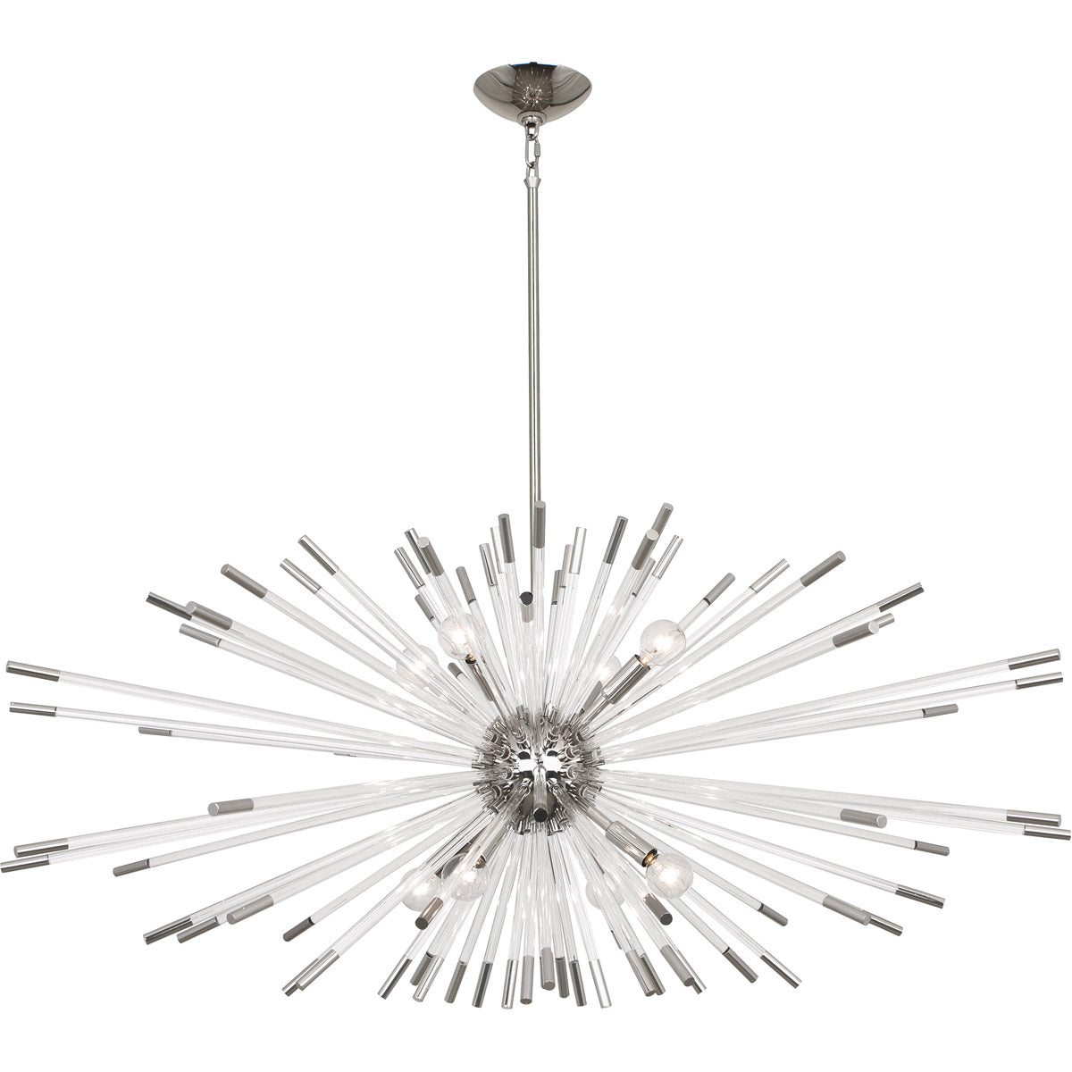 Robert Abbey  Andromeda Chandelier in Polished Nickel Finish S1200