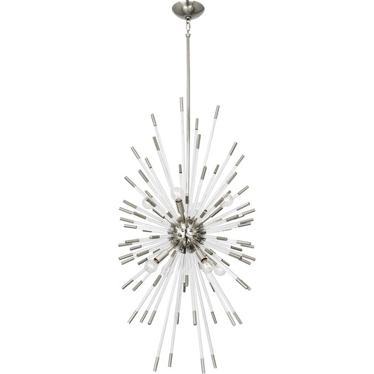 Robert Abbey  Andromeda Chandelier in Polished Nickel Finish S1206