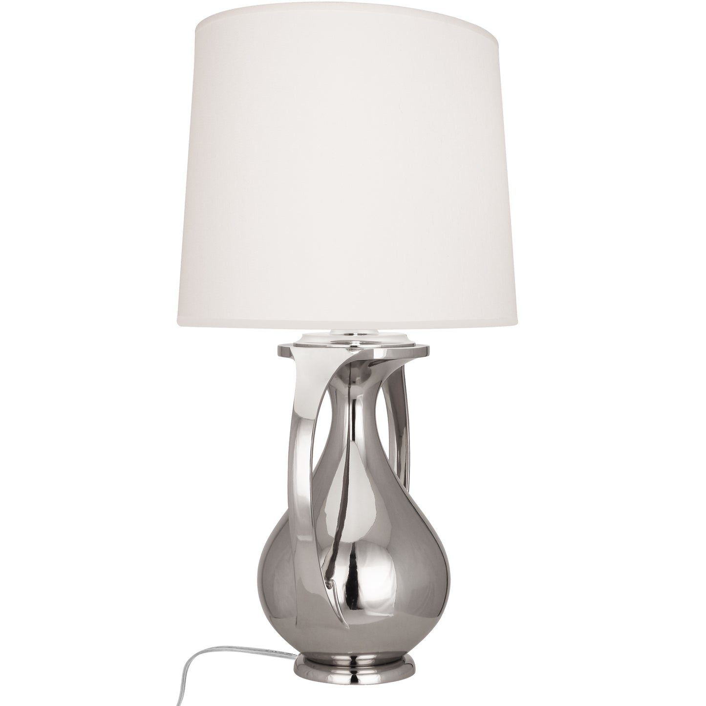 Robert Abbey  Belvedere Table Lamp in Polished Nickel Finish S1370