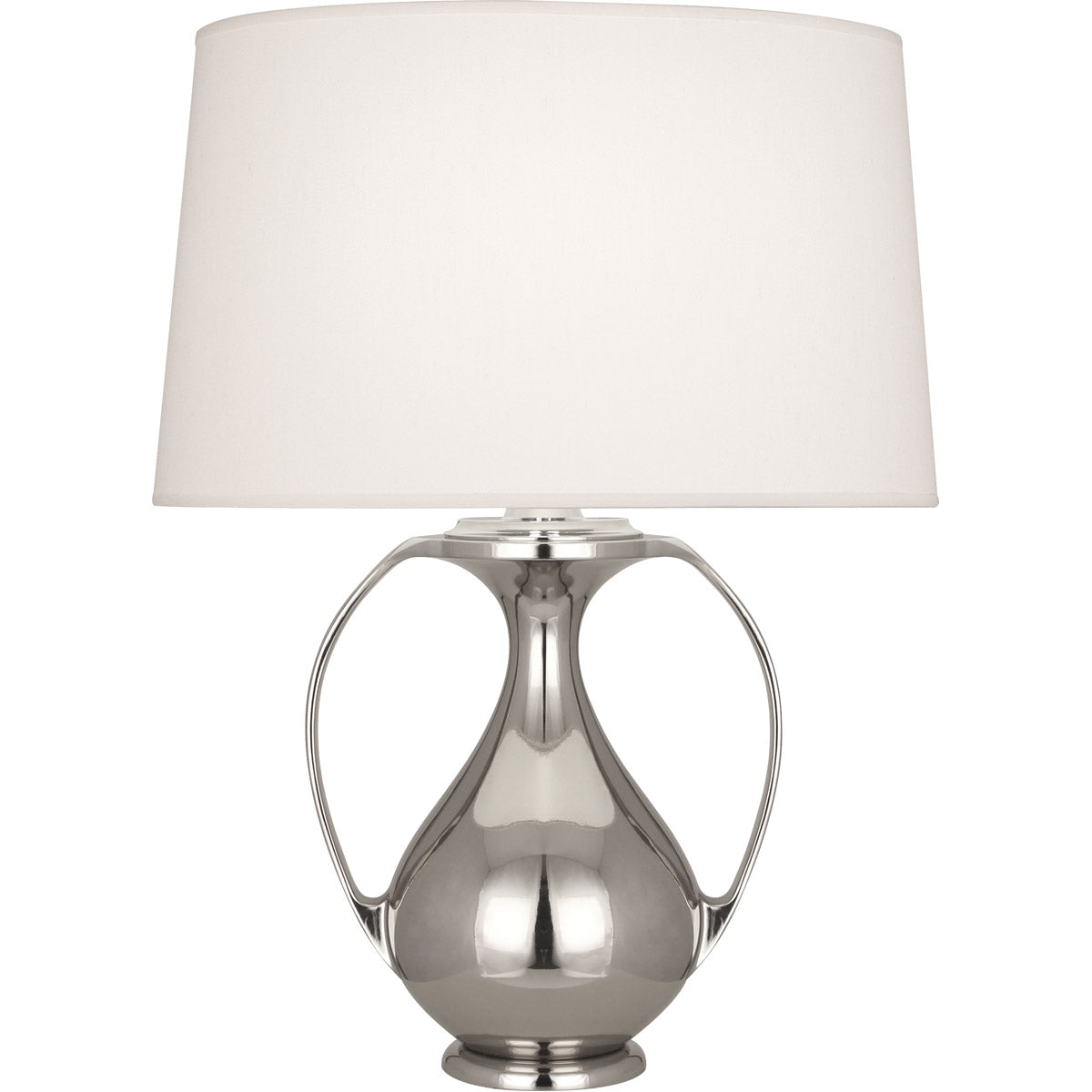 Robert Abbey  Belvedere Table Lamp in Polished Nickel Finish S1370