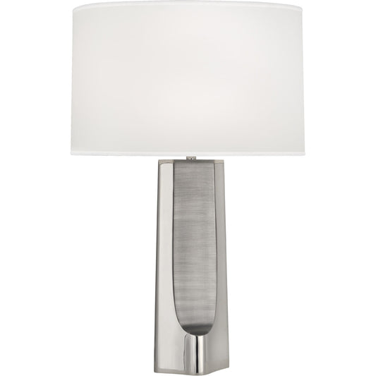 Robert Abbey  Margeaux Table Lamp in Polished Nickel Finish with Matte Nickel Accents S174