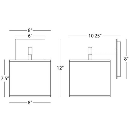 Robert Abbey  Echo Wall Sconce in Stainless Steel Finish S2182