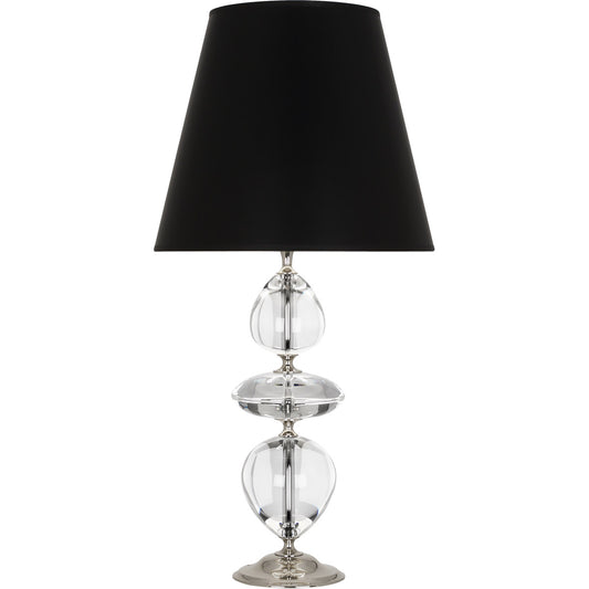 Robert Abbey  Williamsburg Williamsburg Orlando Table Lamp in Clear Crystal with Polished Nickel Accents S260B