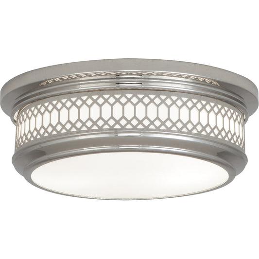 Robert Abbey  Williamsburg Williamsburg Tucker Flushmount in Polished Nickel Finish S306