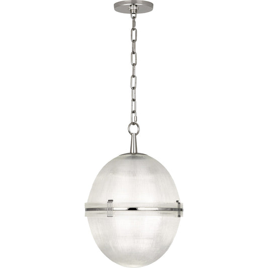 Robert Abbey  Brighton Pendant in Polished Nickel Finish S3393