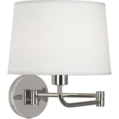 Robert Abbey  Koleman Wall Swinger in Polished Nickel S464