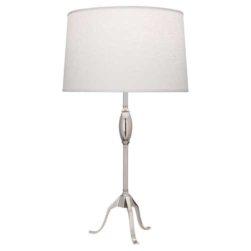 Robert Abbey  Grace Table Lamp in POLISHED NICKEL FINISH S465