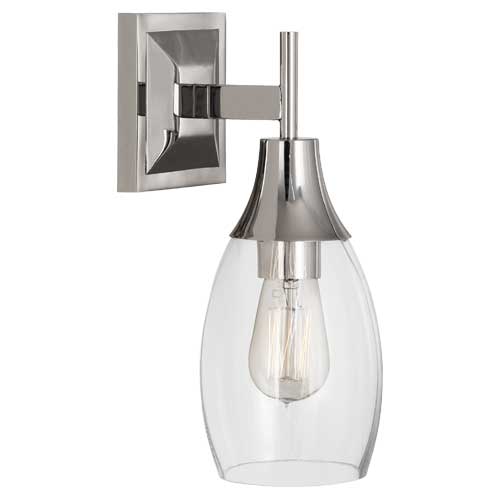 Robert Abbey  Grace Wall Sconce in Polished Nickel Finish S484