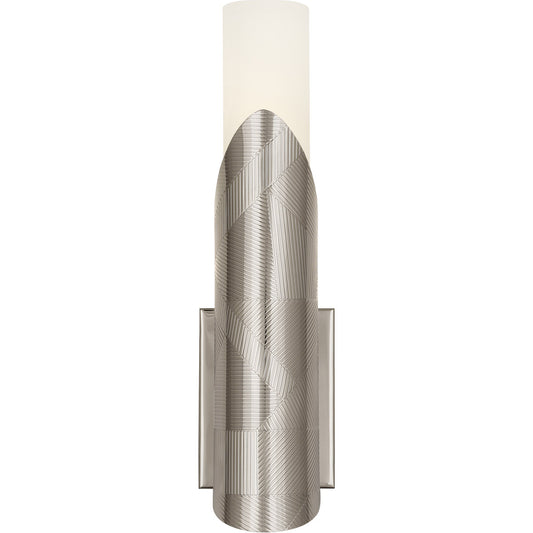 Robert Abbey  Michael Berman Michael Berman Brut Wall Sconce in Polished Nickel S620