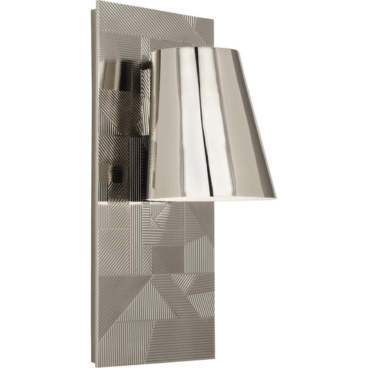 Robert Abbey  Michael Berman Michael Berman Brut Wall Sconce in Polished Nickel S622