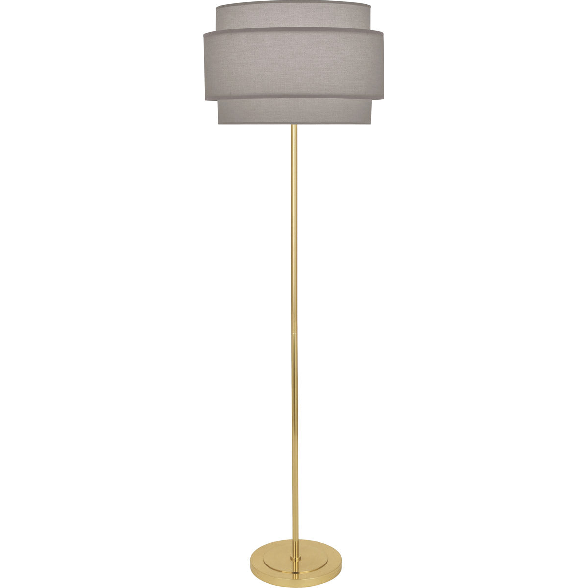 Robert Abbey  Decker Floor Lamp in Modern Brass Finish SG132