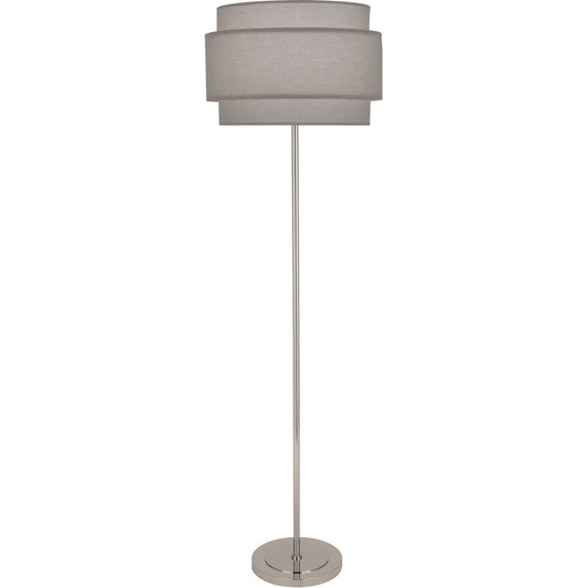 Robert Abbey  Decker Floor Lamp in Polished Nickel Finish SG133