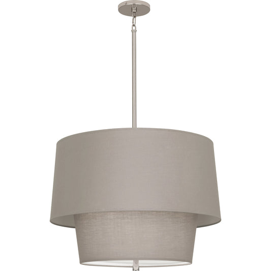 Robert Abbey  Decker Pendant in Polished Nickel Finish SG138