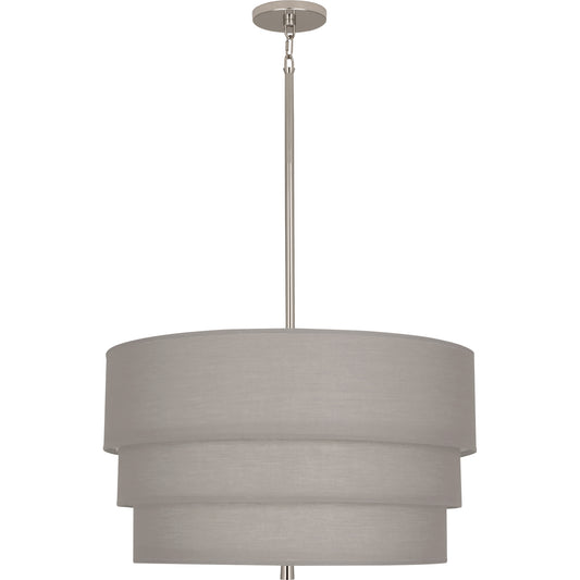 Robert Abbey  Decker Pendant in Polished Nickel Finish SG142