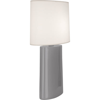 Robert Abbey  Smokey Taupe Victor Table Lamp in Smoky Taupe Glazed Ceramic ST03