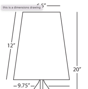 Robert Abbey  Replacement Shade for 676 Lamp