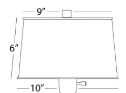 Robert Abbey  Wonton Replacement Shade S4237