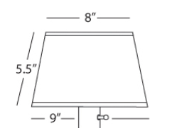 Robert Abbey Replacement Shade for 1806