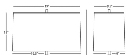 Robert Abbey  Replacement Shade for¬¨‚Ä† 1011B