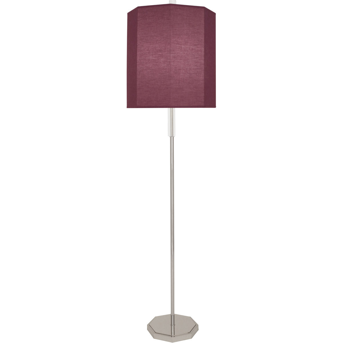 Robert Abbey  Kate Floor Lamp in Polished Nickel Finish with Clear Crystal Accents VW07