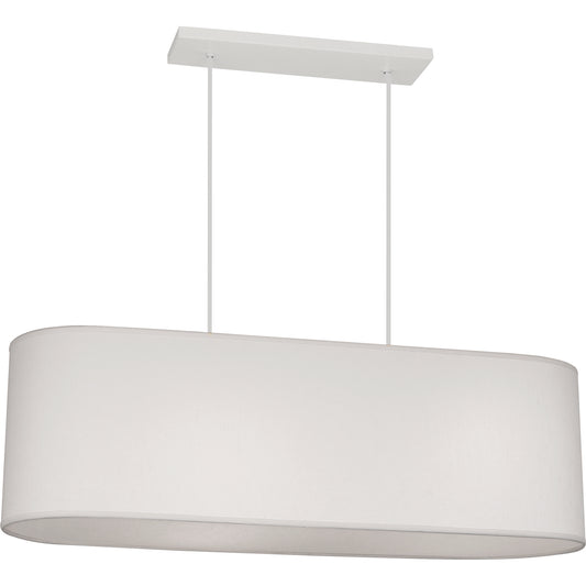 Robert Abbey  Elena Pendant in Painted White Finish W170