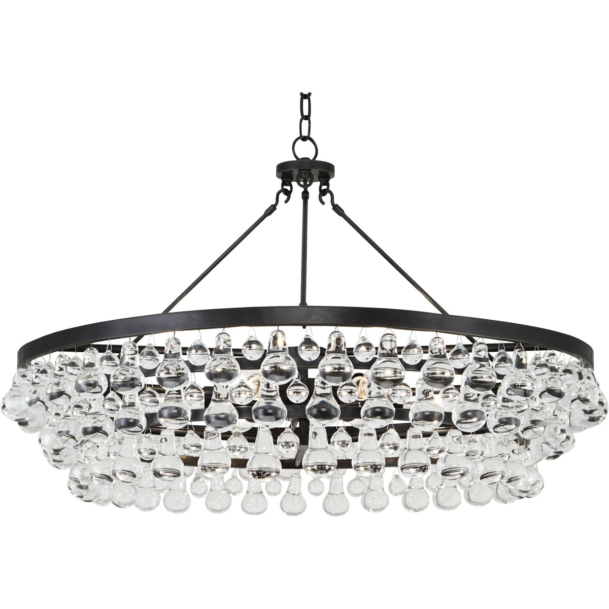 Robert Abbey  Bling Chandelier in Deep Patina Bronze Z1004